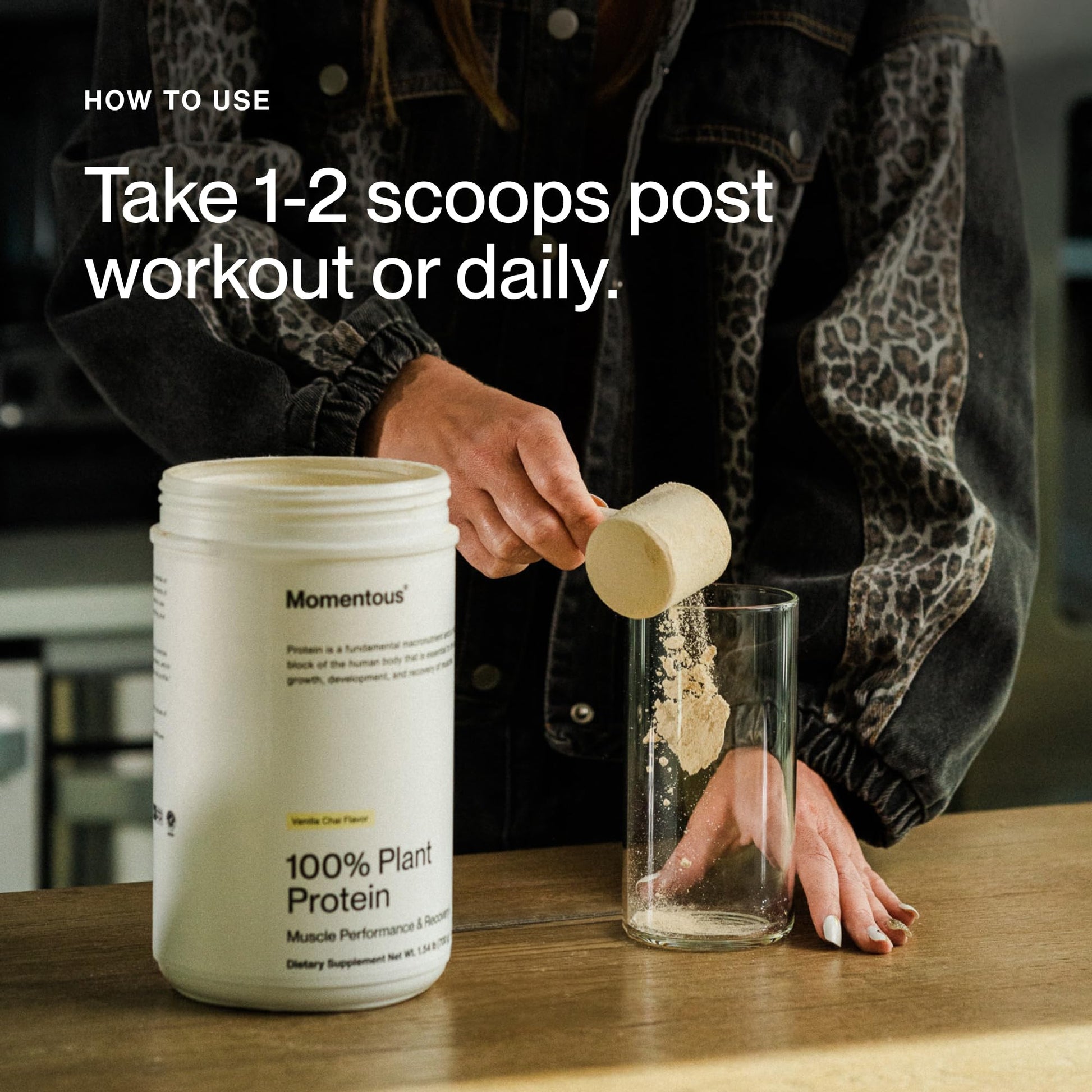 Momentous Vegan Protein Powder - 20 g Plant-Based Protein - NSF Certified for Sport - Gluten-Free - Non-GMO - 22 Servings for Essential Everyday Use - Chocolate - Maple Wellness Supplements