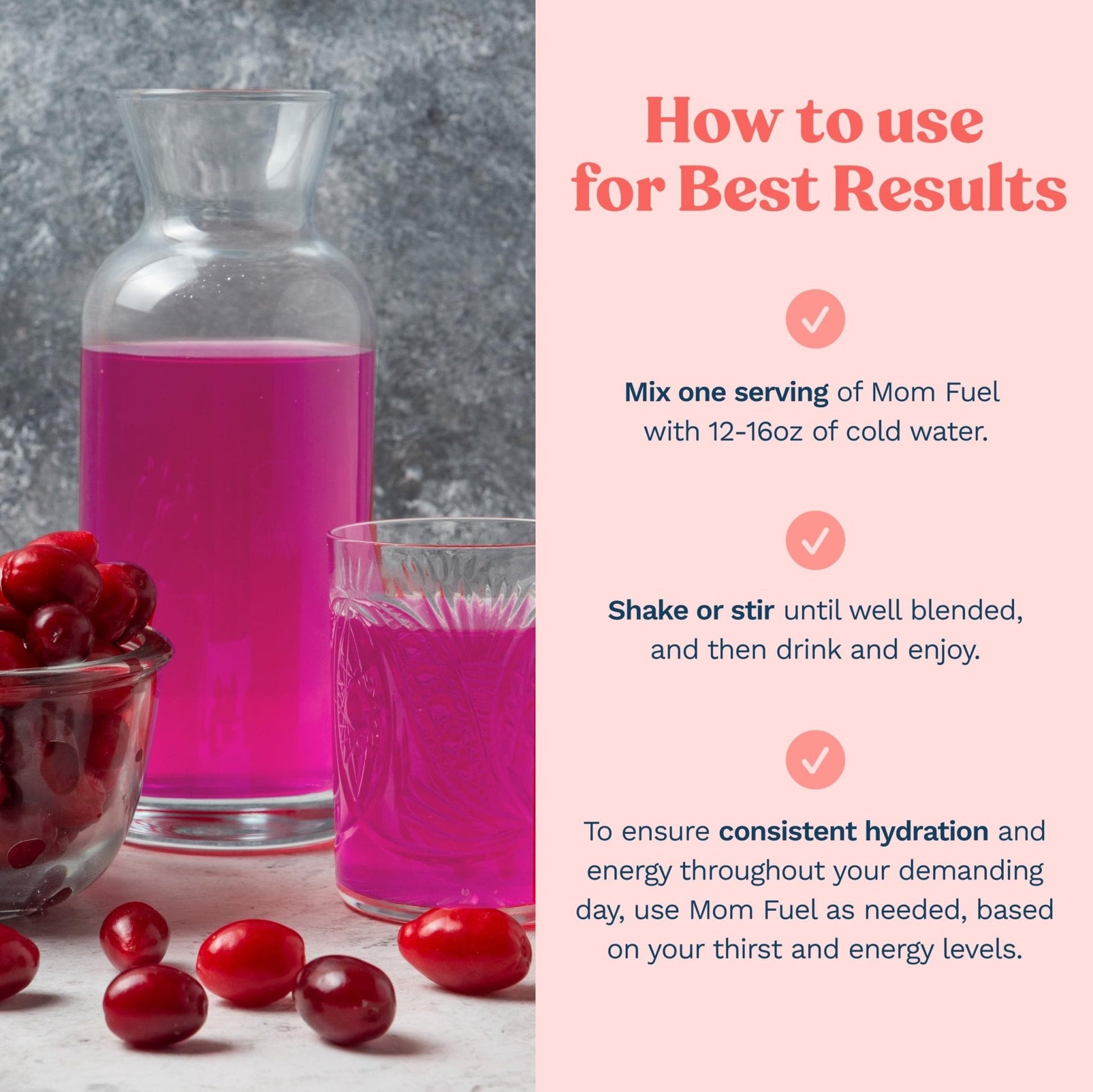 Mommy Knows Best Mom Fuel Electrolyte Drink Mix for Moms, Hydration Support - for Pregnancy, Prenatal, Electrolytes + Trace Minerals, - Maple Wellness Supplements
