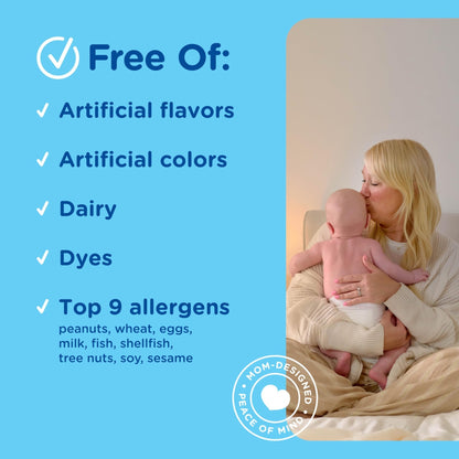 Mommy's Bliss Baby Multivitamin + Iron, Daily Essential Baby Vitamins for Immune Support, Healthy Growth & Bone Development, Age 2 Months+, 30 ml - Maple Wellness Supplements
