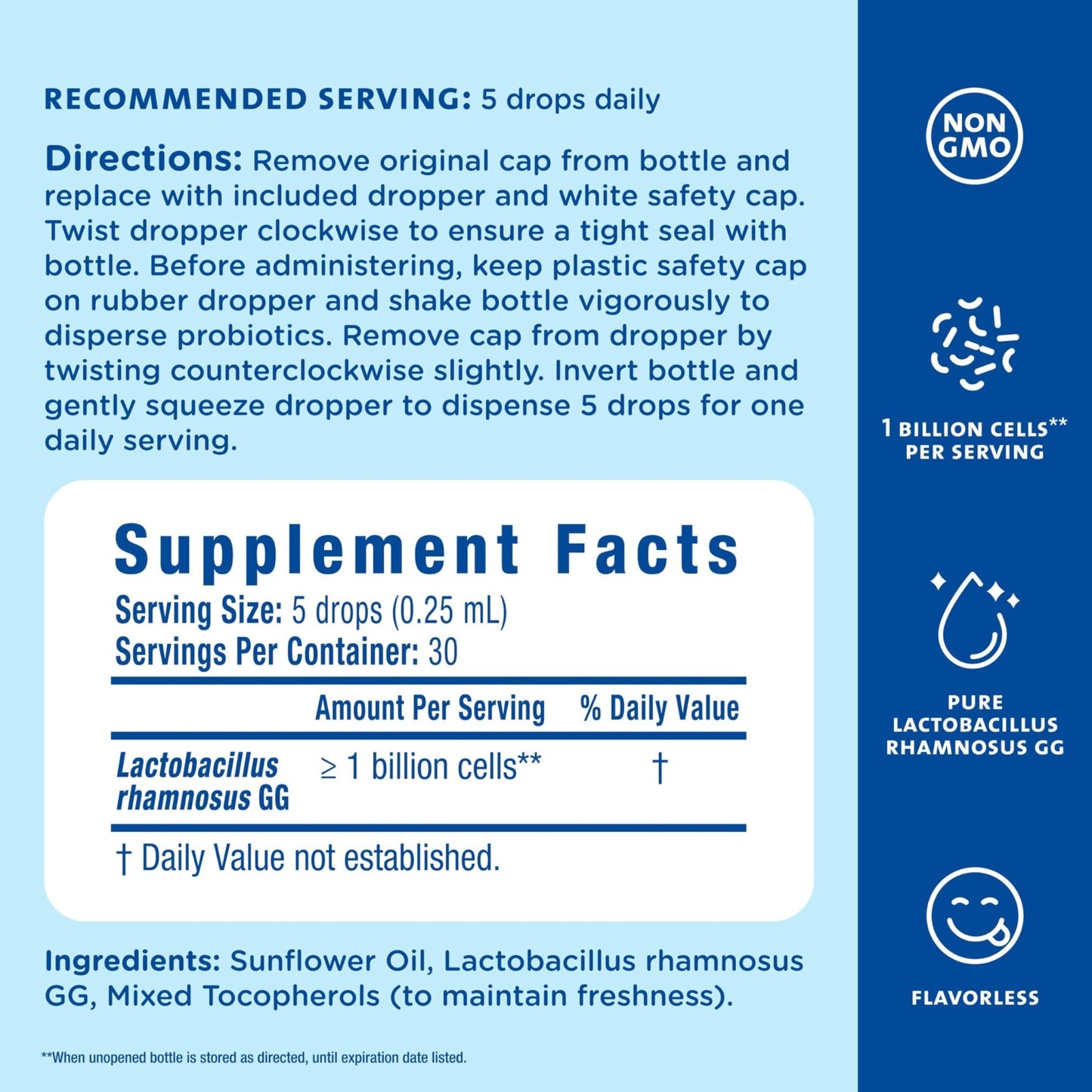 Mommy's Bliss Baby Probiotic Drops Everyday - Gas, Constipation, Colic Symptom Relief - Newborns & Up - Maple Wellness Supplements