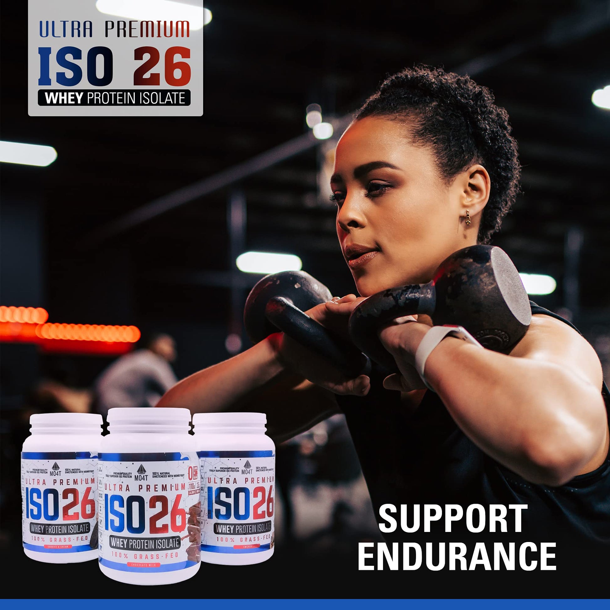 MOMOF4TRANSFORM MO4T Grass Fed Whey Protein Isolate Powder, Naturally Sweetened - Maple Wellness Supplements