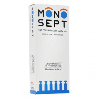 Monosept 0.25% Eye Drop Solution, 30x0.4ml single-doses - Maple Wellness Supplements