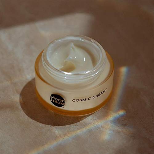 Moon Juice Cosmic Cream Vegan Collagen Protecting Moisturizer - Adaptogenic Dewy Face Lotion with Ashwagandha, Emollient Fatty Acids & Mushroom - Clean, Cruelty-Free & Sustainably-Sourced (1.7oz) - Maple Wellness Supplements