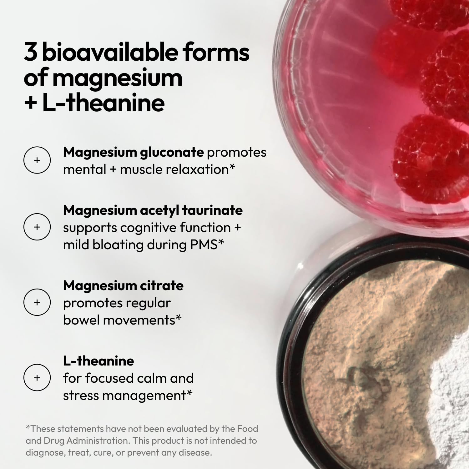 Moon Juice Magnesi-Om Magnesium Powder Supplement - Chelated Magnesium Complex + L-Theanine Blend for Rest, Relaxation & Regularity - Maple Wellness Supplements