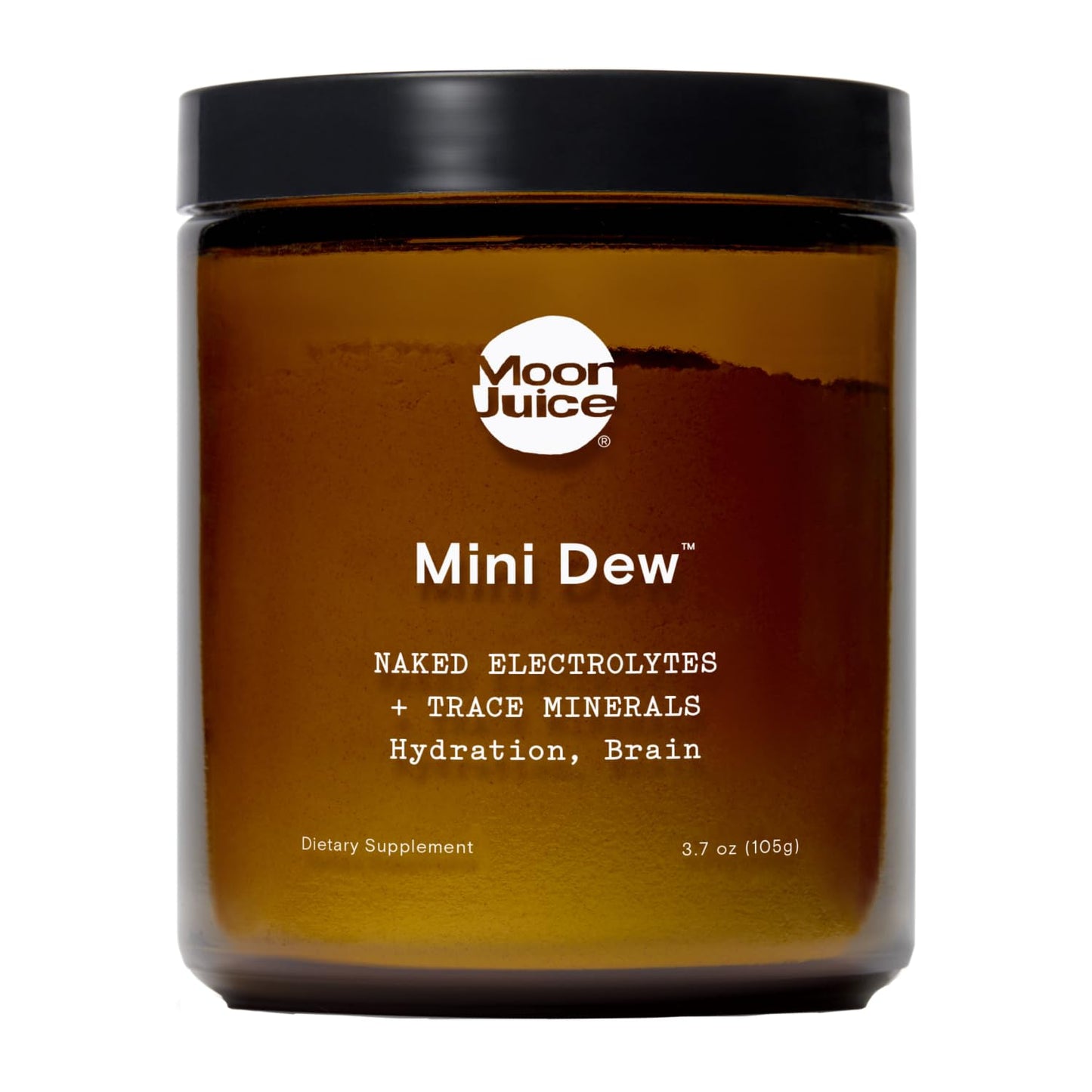 Moon Juice Mini Dew Electrolytes Powder - Sugar Free Minerals & Electrolyte Hydration Powder for Instant Hydration & Brain Support - Magnesium, Calcium, Potassium, Pink Salt, Unflavored, 30 Servings - Maple Wellness Supplements