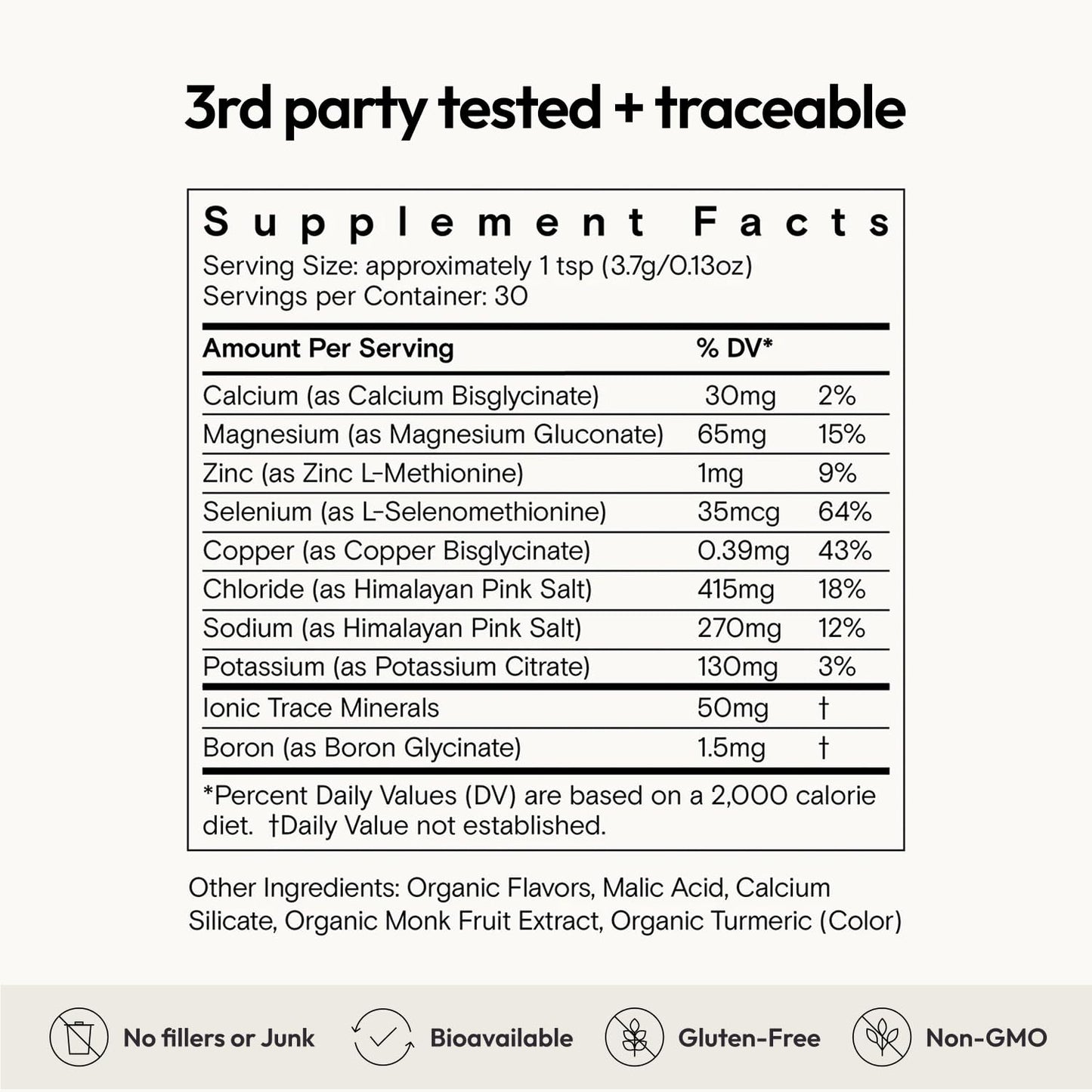 Moon Juice Mini Dew Electrolytes Powder - Sugar Free Minerals & Electrolyte Hydration Powder for Instant Hydration & Brain Support - Magnesium, Calcium, Potassium, Pink Salt, Pomelo, 30 Servings - Maple Wellness Supplements