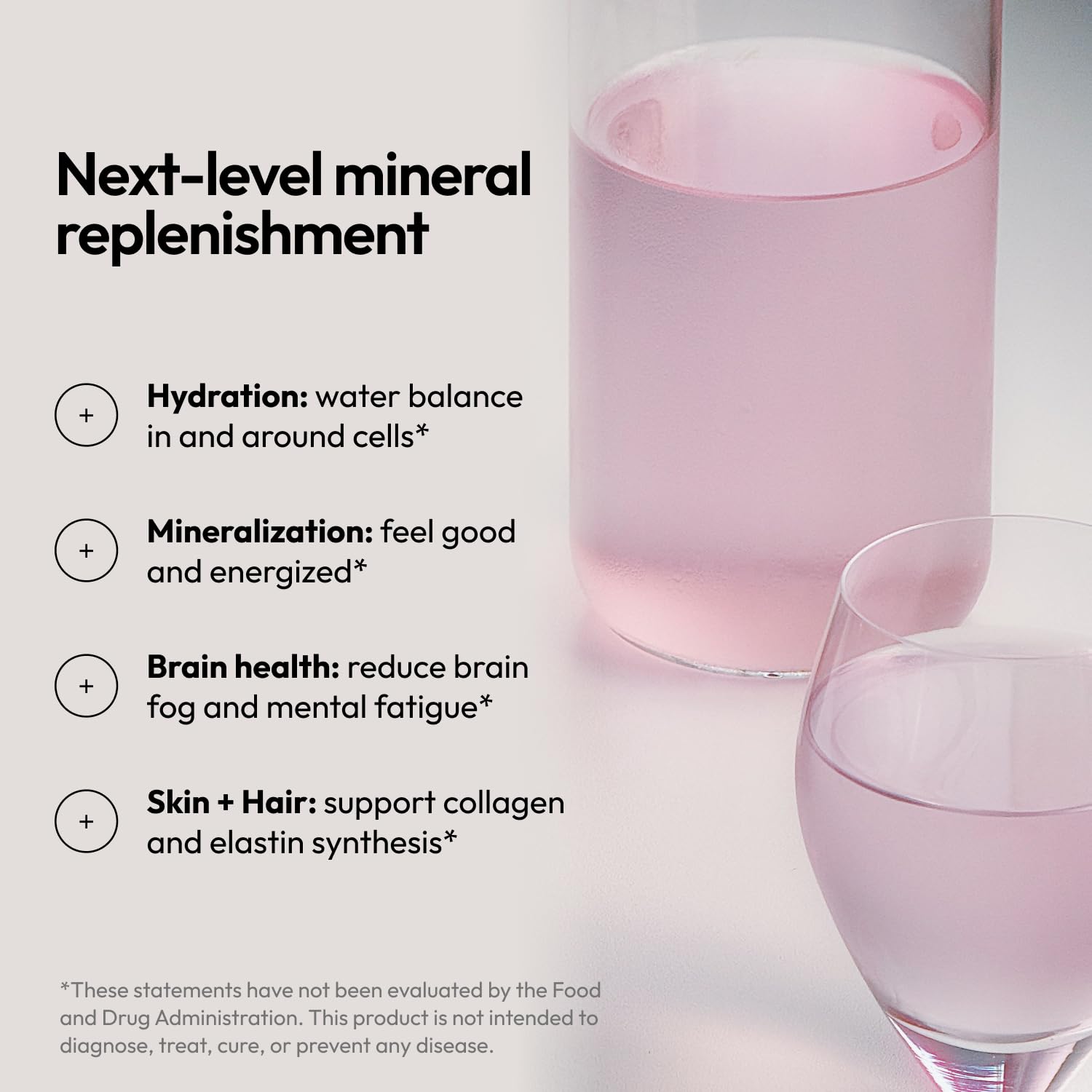Moon Juice Mini Dew Electrolytes Powder - Sugar Free Minerals & Electrolyte Hydration Powder for Instant Hydration & Brain Support - Magnesium, Calcium, Potassium, Pink Salt, Watermelon, 30 Servings - Maple Wellness Supplements