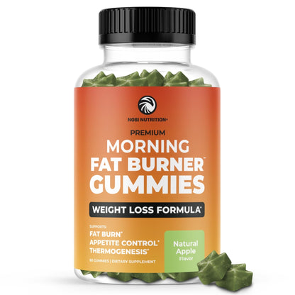 Morning Fat Burner Gummies for Weight Loss for Women & Men | Thermogenic Belly - Maple Wellness Supplements