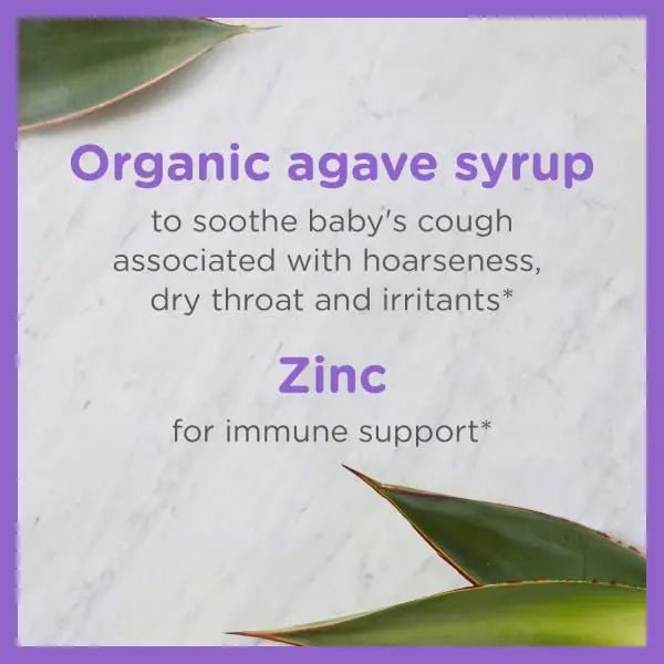 Motrin and Zarbee’s Essentials for Infants Infants' Concentrated Liquid Medicine Drops with Ibuprofen and Zarbee's Baby Coughⱡ Syrup + Immune with Organic Agave + Zinc - Maple Wellness Supplements