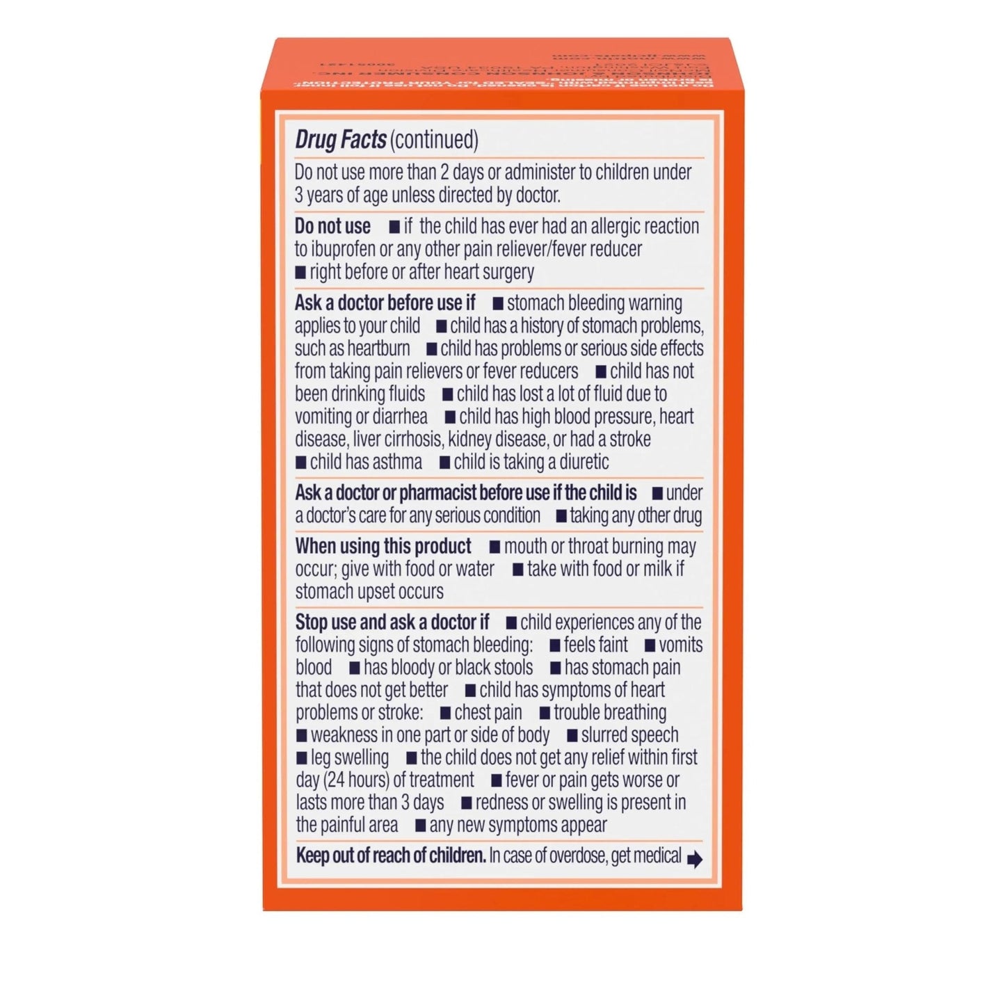 Motrin Children's Dye-Free Chewable Tablets with Ibuprofen, Kids' Fever Reducer & Pain Reliever for Sore Throat, Fever, Toothache & Pain Relief, Grape Flavor, 24 Count (Pack of 2) - Maple Wellness Supplements