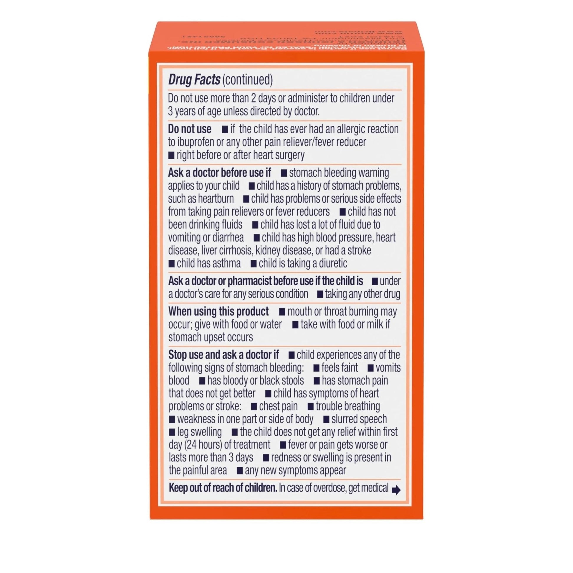 Motrin Children's Dye-Free Chewable Tablets with Ibuprofen, Kids' Fever Reducer & Pain Reliever for Sore Throat, Fever, Toothache & Pain Relief, Grape Flavor, 24 Count (Pack of 2) - Maple Wellness Supplements