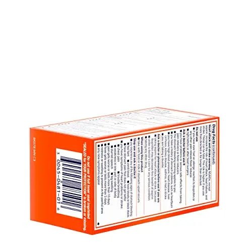 Motrin IB, Ibuprofen 200mg Tablets, Pain Reliever & Fever Reducer for Muscular Aches, Headache, Backache, Menstrual Cramps & Minor Arthritis Pain, NSAID, 100 Ct - Maple Wellness Supplements