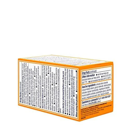 Motrin PM Pain Relief Caplets with 200 mg Ibuprofen & 38 mg Diphenhydramine Sleep Aid, Nighttime Pain Reliever for Minor Aches & Pains Helps You Fall Asleep & Stay Asleep, 20 ct - Maple Wellness Supplements
