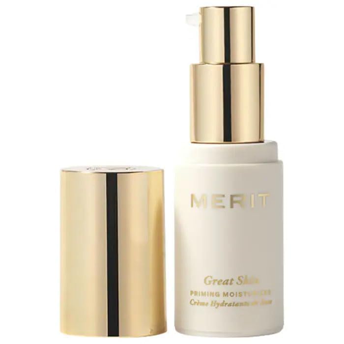 M𝔼RIT - Great Skin Priming And Firming Moisturizer With Peptides And Hyaluronic Acid, Good for: Loss of Firmness, Hydrating - (MINI) Size: (0.5 oz/15 mL) - Maple Wellness Supplements