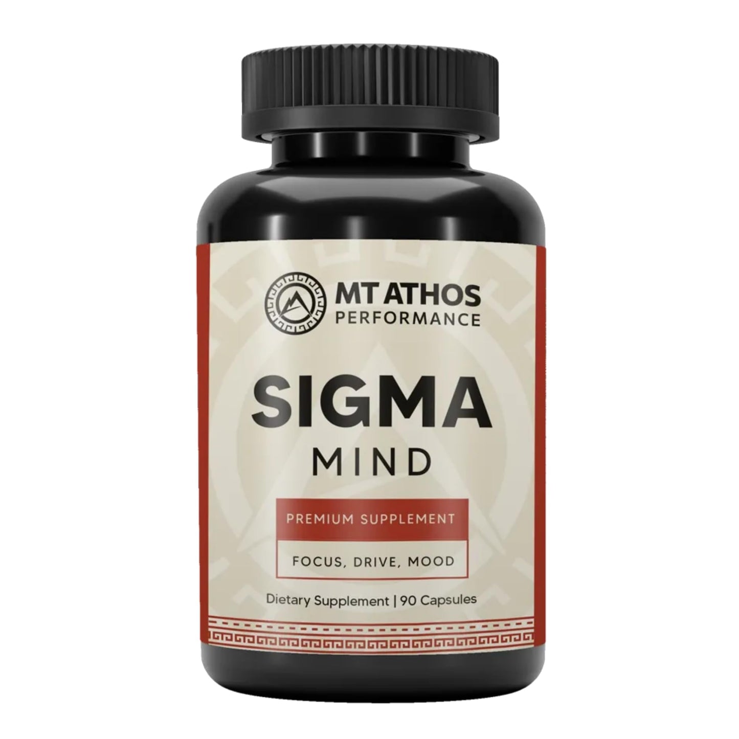 Mt. Athos Performance Sigma Mind | Potent Nootropic Formula to Support Cognitive Function, Improved Focus, Drive, and Mood | 30 Servings, 90 Capsules - Maple Wellness Supplements