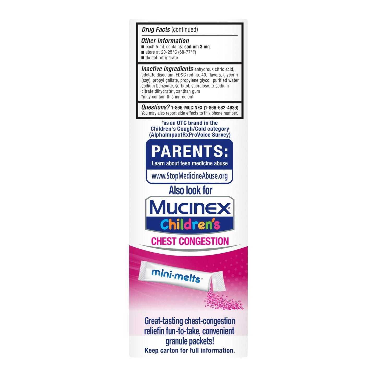 Mucinex Children's Multi-Symptom Cold Medicine, Kids Cough Medicine, Mucinex Kids Medicine/Decongestant with Dextromethorphan HBr, Guaifenesin, Phenylephrine HCl, Very Berry Flavor Liquid, 4 Fl Oz - Maple Wellness Supplements
