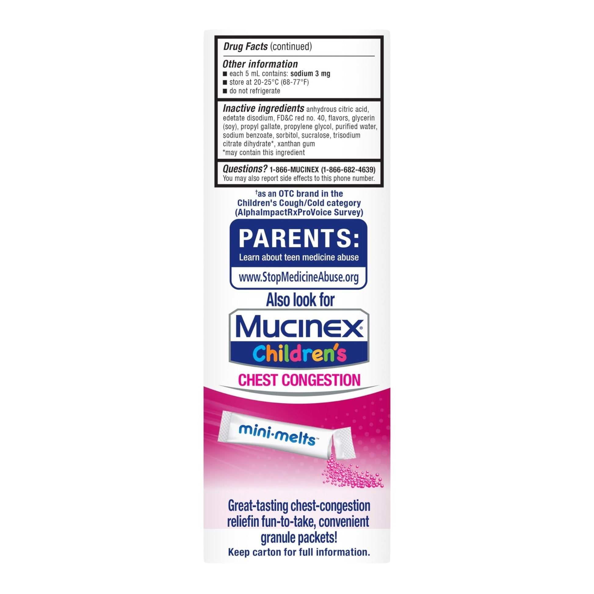 Mucinex Children's Multi-Symptom Cold Medicine, Kids Cough Medicine, Mucinex Kids Medicine/Decongestant with Dextromethorphan HBr, Guaifenesin, Phenylephrine HCl, Very Berry Flavor Liquid, 4 Fl Oz - Maple Wellness Supplements