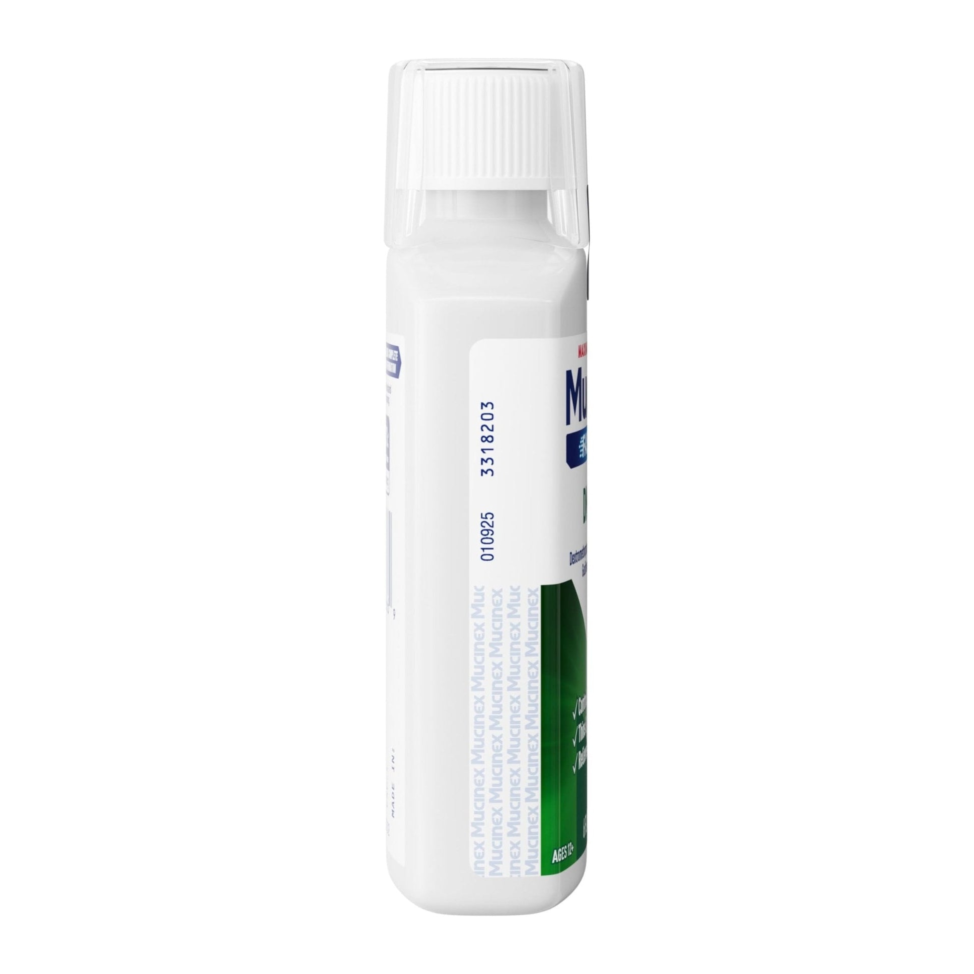 Mucinex DM Max Liquid Cough & Cold Medicine for Adults, Cold and Flu Medicine for Excess Mucus Relief, Guaifenesin, Dextromethorphan Expectorant & Decongestant for Adults, Dr Recommended, 6.0 Fl Oz - Maple Wellness Supplements