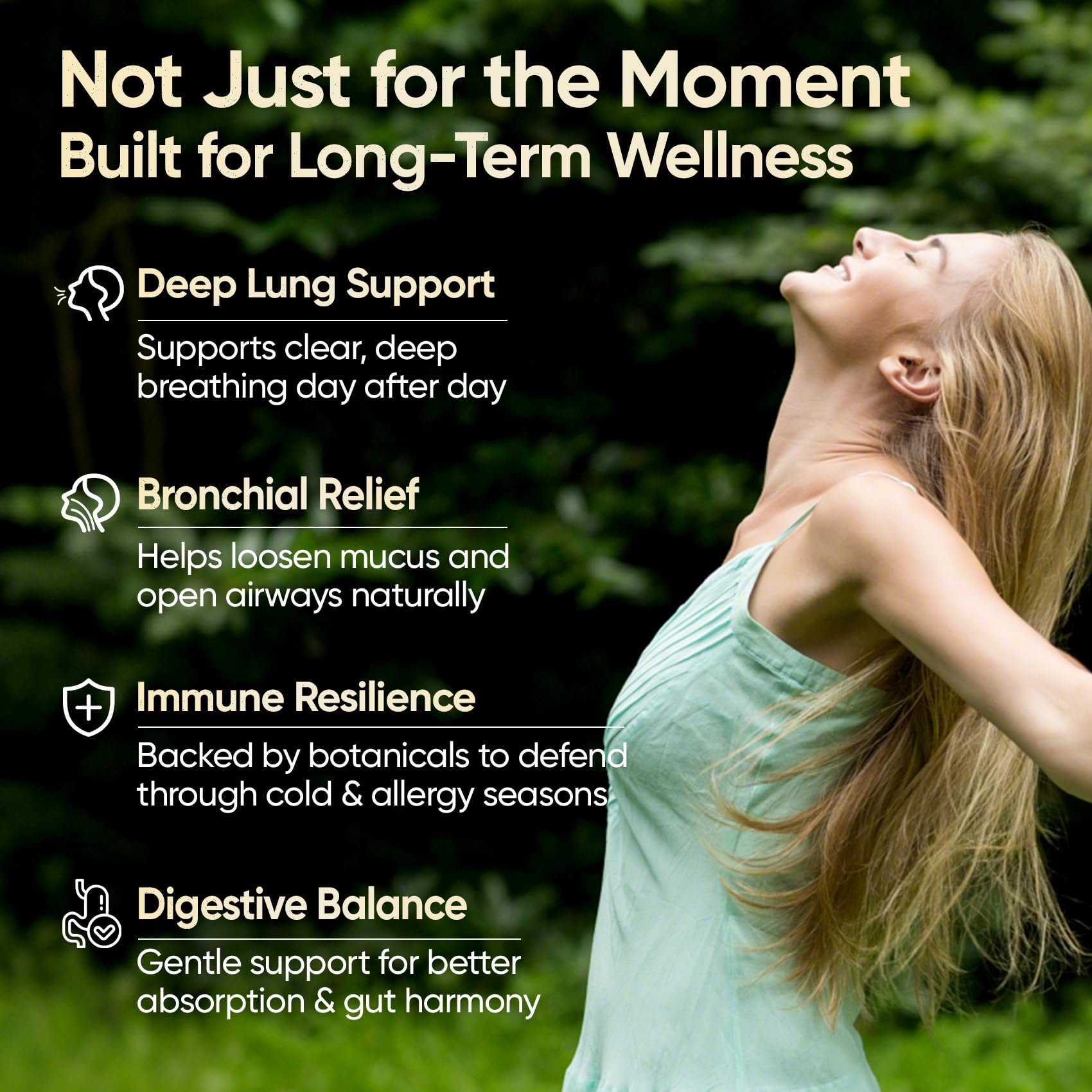 Mullein Drops for Lungs, 120 Servings - Mullein Leaf with 7 Herbs Echinacea, Oregano, Ginger, Elderberry, Marshmallow Root & Thyme - Lung Detox for Smokers - Maple Wellness Supplements