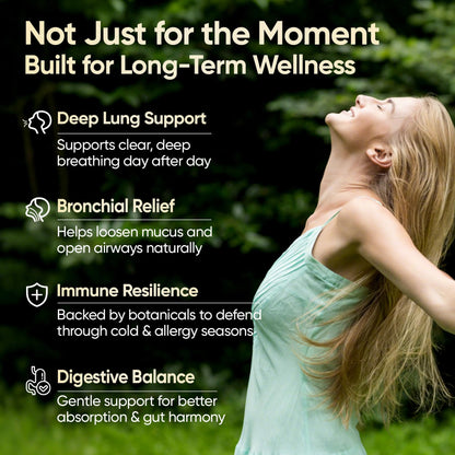 Mullein Drops for Lungs, 120 Servings - Mullein Leaf with 7 Herbs Echinacea, Oregano, Ginger, Elderberry, Marshmallow Root & Thyme - Lung Detox for Smokers - Maple Wellness Supplements