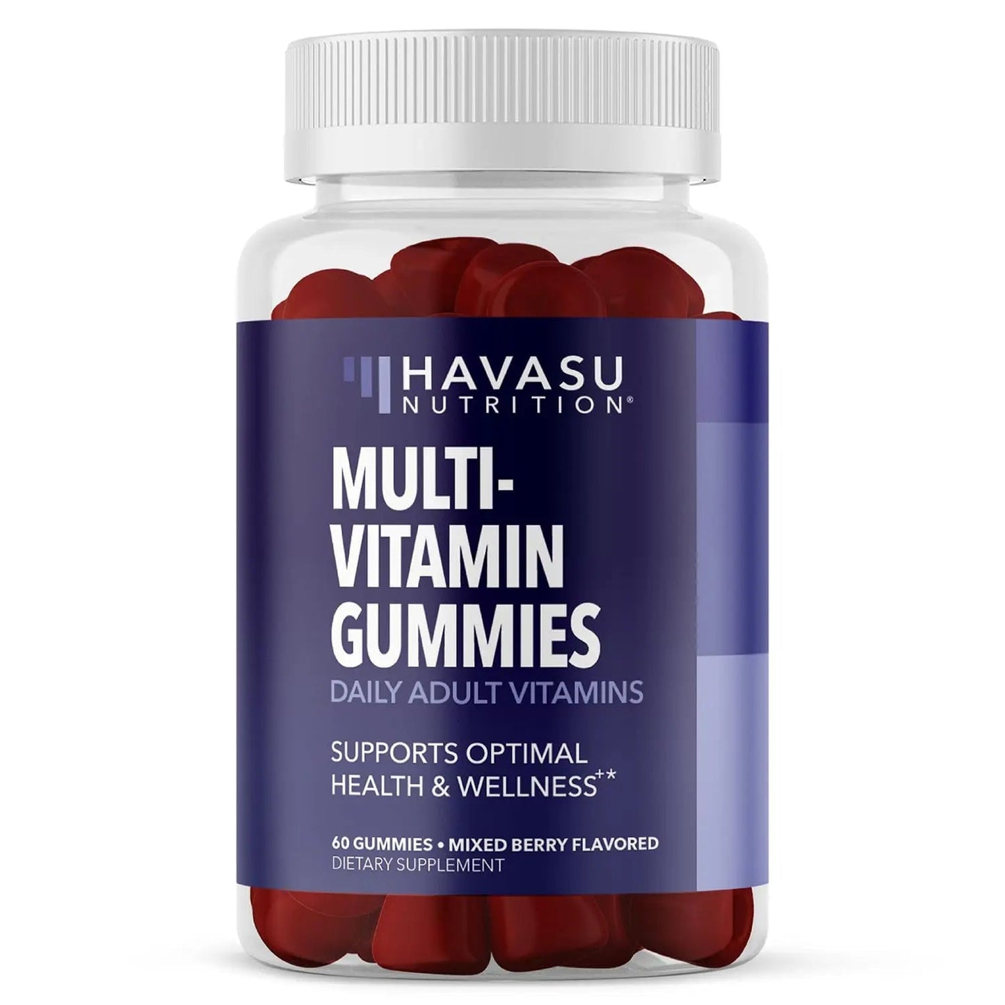 Multivitamin Gummies for Adults - Daily Gummy with Vitamin C, D, and Zinc for Men and Women - 60 Count - GLP-1 Nutritional Support - Maple Wellness Supplements