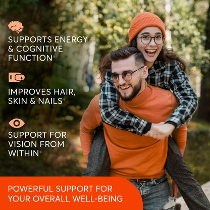 Multivitamin Supplement | Complex with Vitamin A, C, D, E, K1, B, Zinc & Chromium | Hair, Skin & Nail Beauty Vitamins | Immune Support Supplements for Men & Women | 60 Capsules - Maple Wellness Supplements