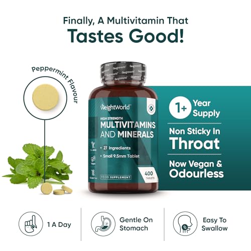 Multivitamin Tablets for Men & Women with 27 Active Multivitamins & Minerals Like Iron - Maple Wellness Supplements