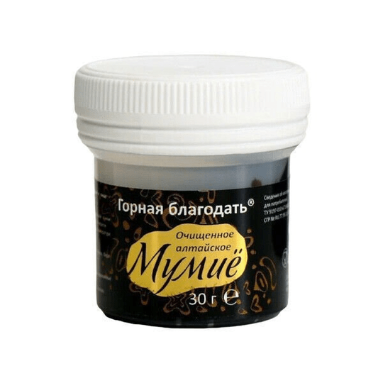 Mumio mumyo mumiyo mumijo му Pure Altai мумие, 30 grams - Maple Wellness Supplements