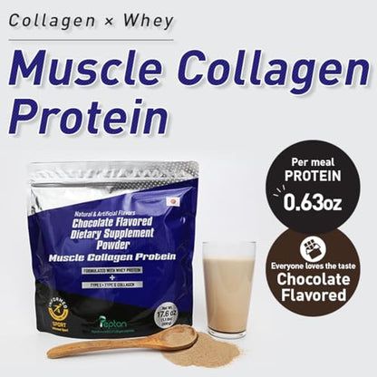 Muscle Colllagen Protein Collagen Peptides Powder Chocolate Flavored Dietary Supplement - Maple Wellness Supplements