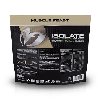 Muscle Feast Grass-Fed Whey Protein Isolate, All Natural Hormone Free Pasture Raised - Maple Wellness Supplements