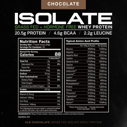 Muscle Feast Grass-Fed Whey Protein Isolate, All Natural Hormone Free Pasture Raised - Maple Wellness Supplements