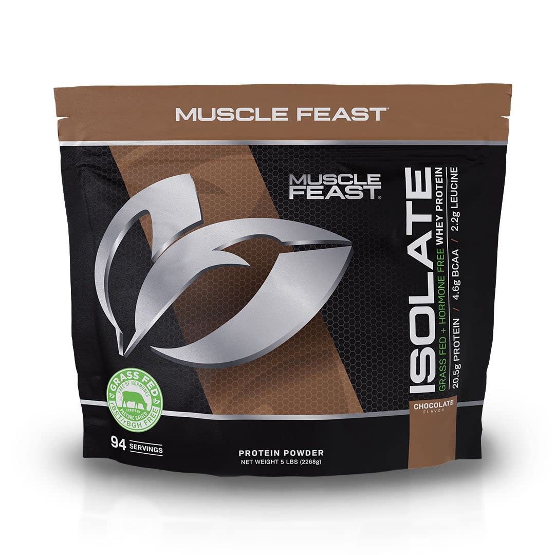 Muscle Feast Grass-Fed Whey Protein Isolate, All Natural Hormone Free Pasture Raised - Maple Wellness Supplements
