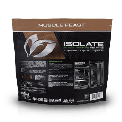 Muscle Feast Grass-Fed Whey Protein Isolate, All Natural Hormone Free Pasture Raised - Maple Wellness Supplements