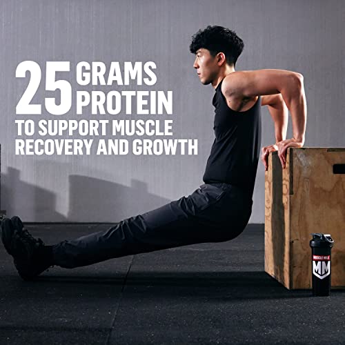 Muscle Milk 100% Whey Protein Powder, Chocolate, 5 Pound, 66 Servings, 25g Protein - Maple Wellness Supplements