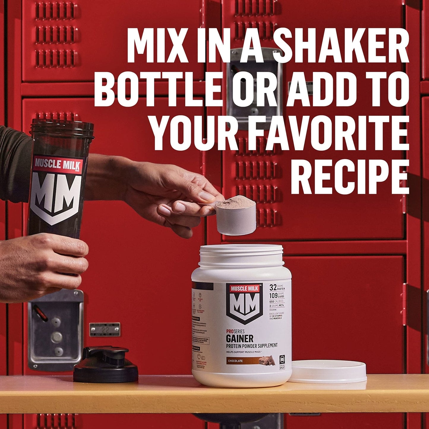 Muscle Milk Gainer Protein Powder, Vanilla Creme, 32g Protein, 5 Pound - Maple Wellness Supplements