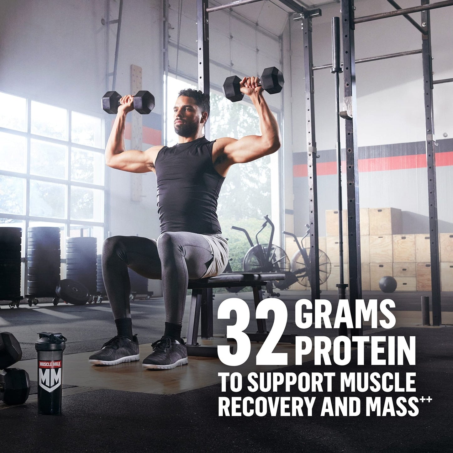 Muscle Milk Gainer Protein Powder, Vanilla Creme, 32g Protein, 5 Pound - Maple Wellness Supplements