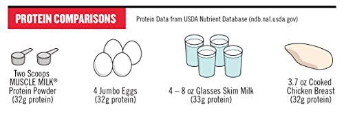 Muscle Milk Genuine Protein Powder, Chocolate, 4.94 Pound, 32 Servings, 32g Protein - Maple Wellness Supplements