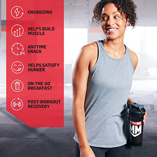 Muscle Milk Genuine Protein Powder, Vanilla Creme, 32g Protein, 5 Pound, 32 Servings - Maple Wellness Supplements