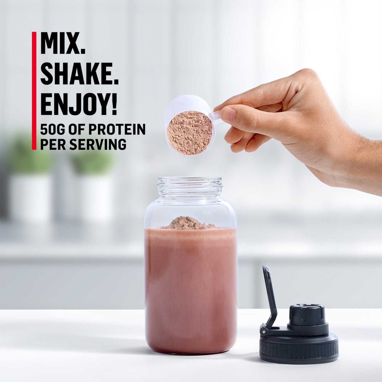Muscle Milk Pro Series Protein Powder Supplement,Knockout Chocolate,2 Pound,11 Servings,50g Protein,3g Sugar,20 Vitamins & Minerals,NSF Certified for Sport,Workout Recovery,Packaging May Vary - Maple Wellness Supplements