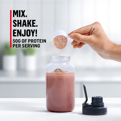 Muscle Milk Pro Series Protein Powder Supplement,Knockout Chocolate,2 Pound,11 Servings,50g Protein,3g Sugar,20 Vitamins & Minerals,NSF Certified for Sport,Workout Recovery,Packaging May Vary - Maple Wellness Supplements