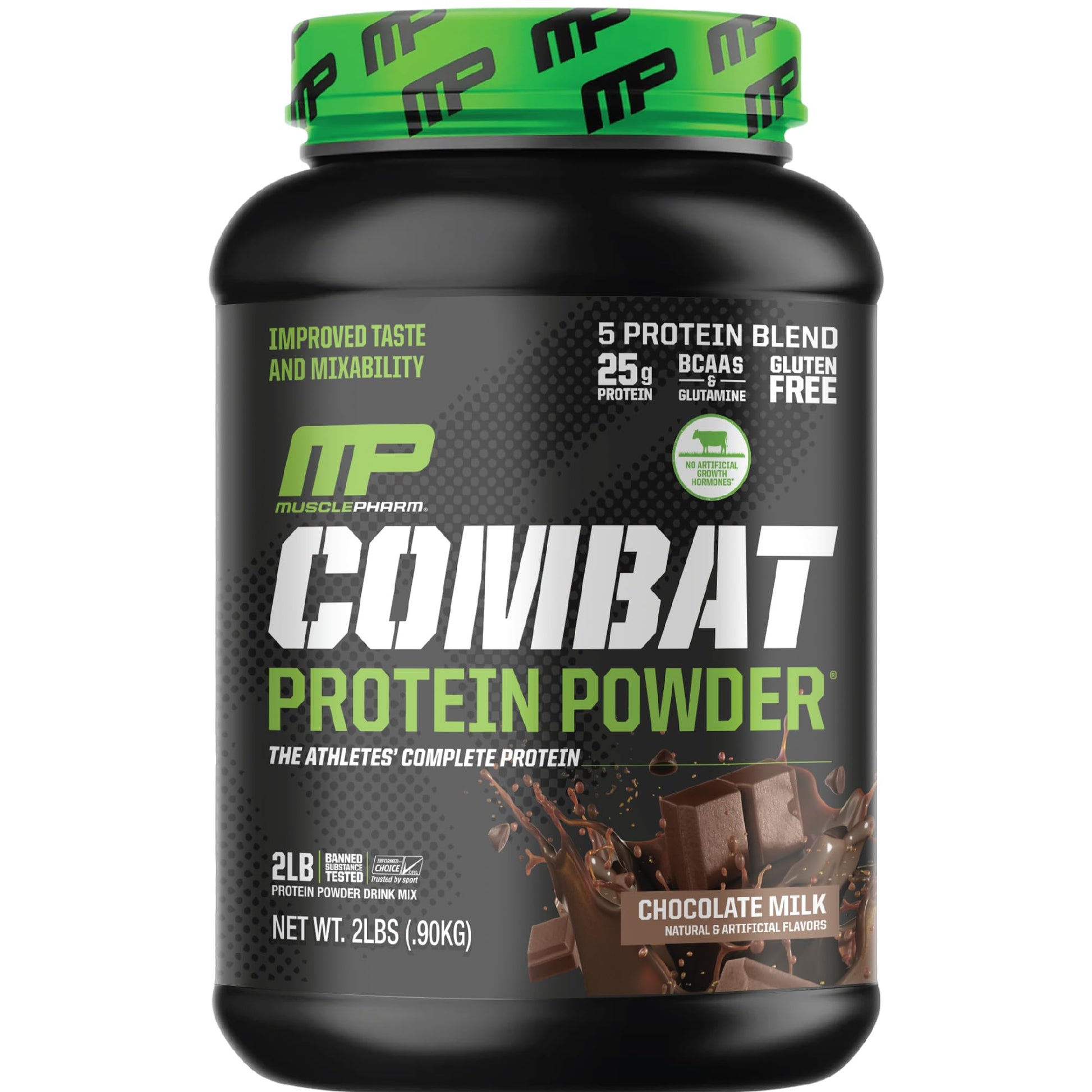 Muscle Pharm Combat Protein Powder, Fuels Muscles for Productive Workouts, 5 Protein - Maple Wellness Supplements
