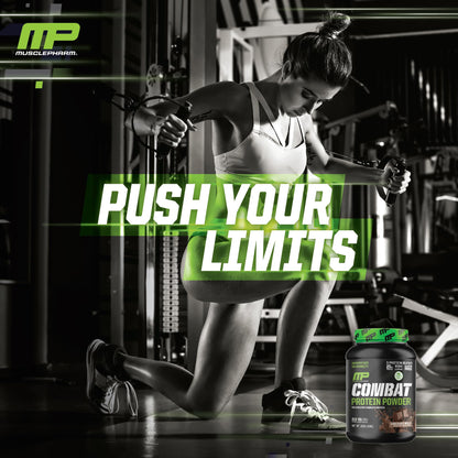 Muscle Pharm Combat Protein Powder, Fuels Muscles for Productive Workouts, 5 Protein - Maple Wellness Supplements