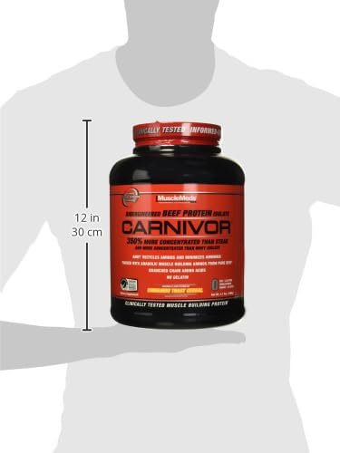 MuscleMeds Carnivor Beef Protein Isolate, 0 Lactose, 0 Sugar, 0 Fat, 0 Cholesterol - Maple Wellness Supplements