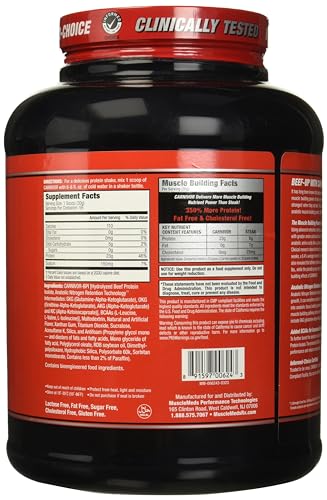 MuscleMeds Carnivor Beef Protein Isolate, 0 Lactose, 0 Sugar, 0 Fat, 0 Cholesterol - Maple Wellness Supplements