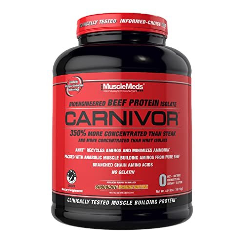 MuscleMeds Carnivor Beef Protein Isolate Powder, Chocolate Peanut Butter, 4.14 Pound - Maple Wellness Supplements