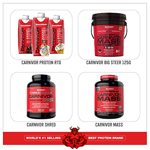 MuscleMeds Carnivor Beef Protein Isolate Powder, Chocolate Peanut Butter, 4.14 Pound - Maple Wellness Supplements