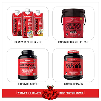MuscleMeds Carnivor Beef Protein Isolate Powder, Chocolate Peanut Butter, 4.14 Pound - Maple Wellness Supplements