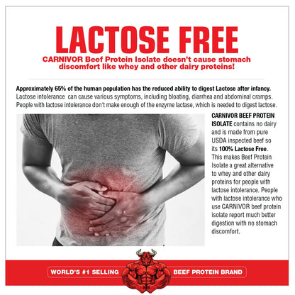 MuscleMeds CARNIVOR Beef Protein Isolate Powder, Muscle Building, Recovery, Lactose - Maple Wellness Supplements