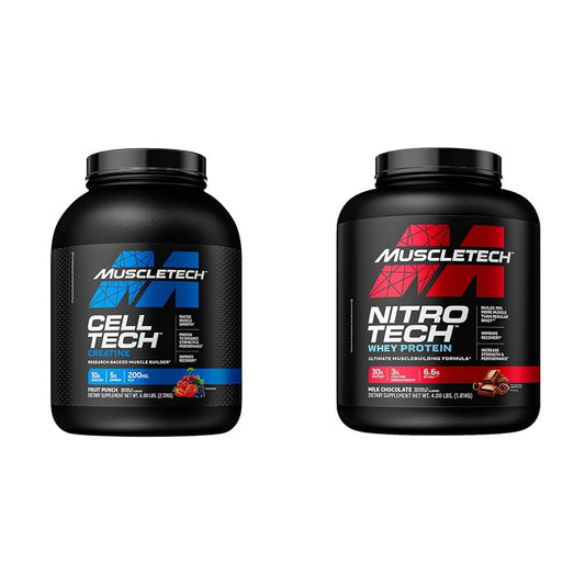 MuscleTech Creatine Monohydrate Powder Cell-Tech Creatine Powder & n Powder Nitro - Maple Wellness Supplements