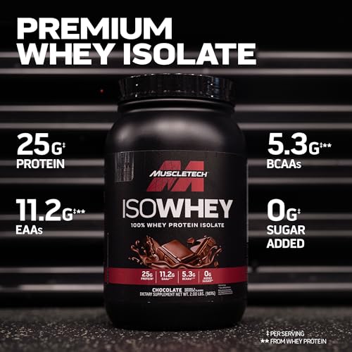 MuscleTech | IsoWhey | Whey Protein Isolate Powder| Muscle Builder for Men & Women - Maple Wellness Supplements